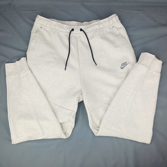 Nike Sportswear Tech Fleece Joggers White Heather DD4706 100 Men's XL-2XL - Picture 3 of 9